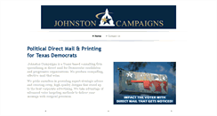 Desktop Screenshot of johnstoncampaigns.org